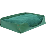 VITAL WAVE WD-1-1 皮革絨感寵物矩形窩墊 (芳春綠色)