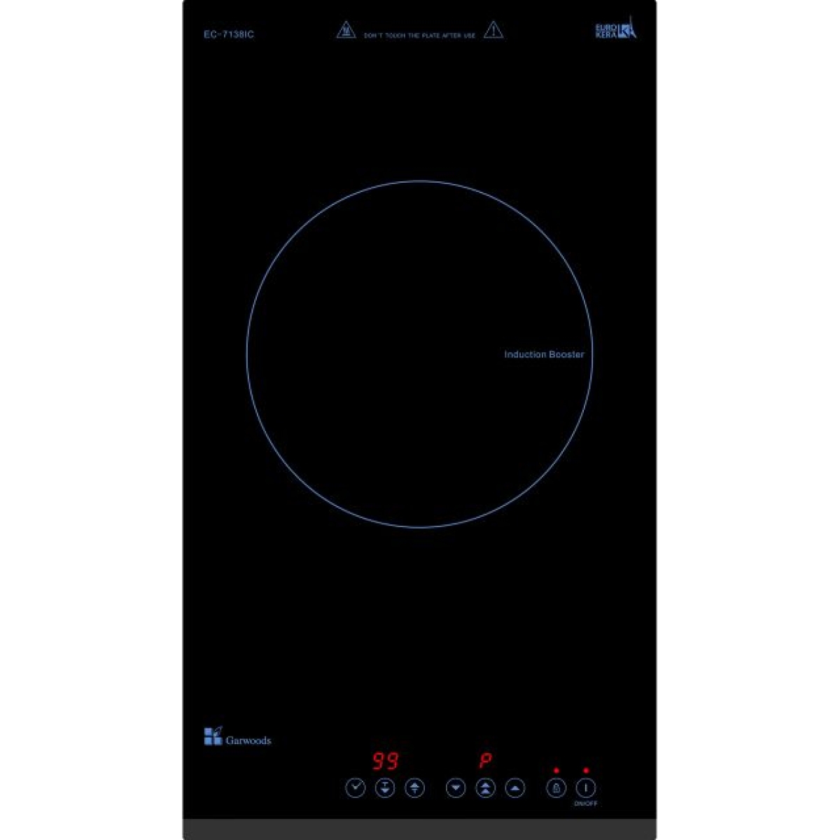 Garwoods 英國樂思 EC-7130IC 29厘米 2800W Series 7 Domino 嵌入式單頭電磁爐 (鑽黑玻璃)