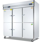 AOYIXING 澳意星 CF-1600L6CB 1600公升 不銹鋼六門雙溫直冷冷凍／冷藏櫃