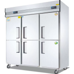 AOYIXING 澳意星 CF-1600L6C1B 1600公升 不銹鋼六門雙溫直冷冷凍/冷藏櫃