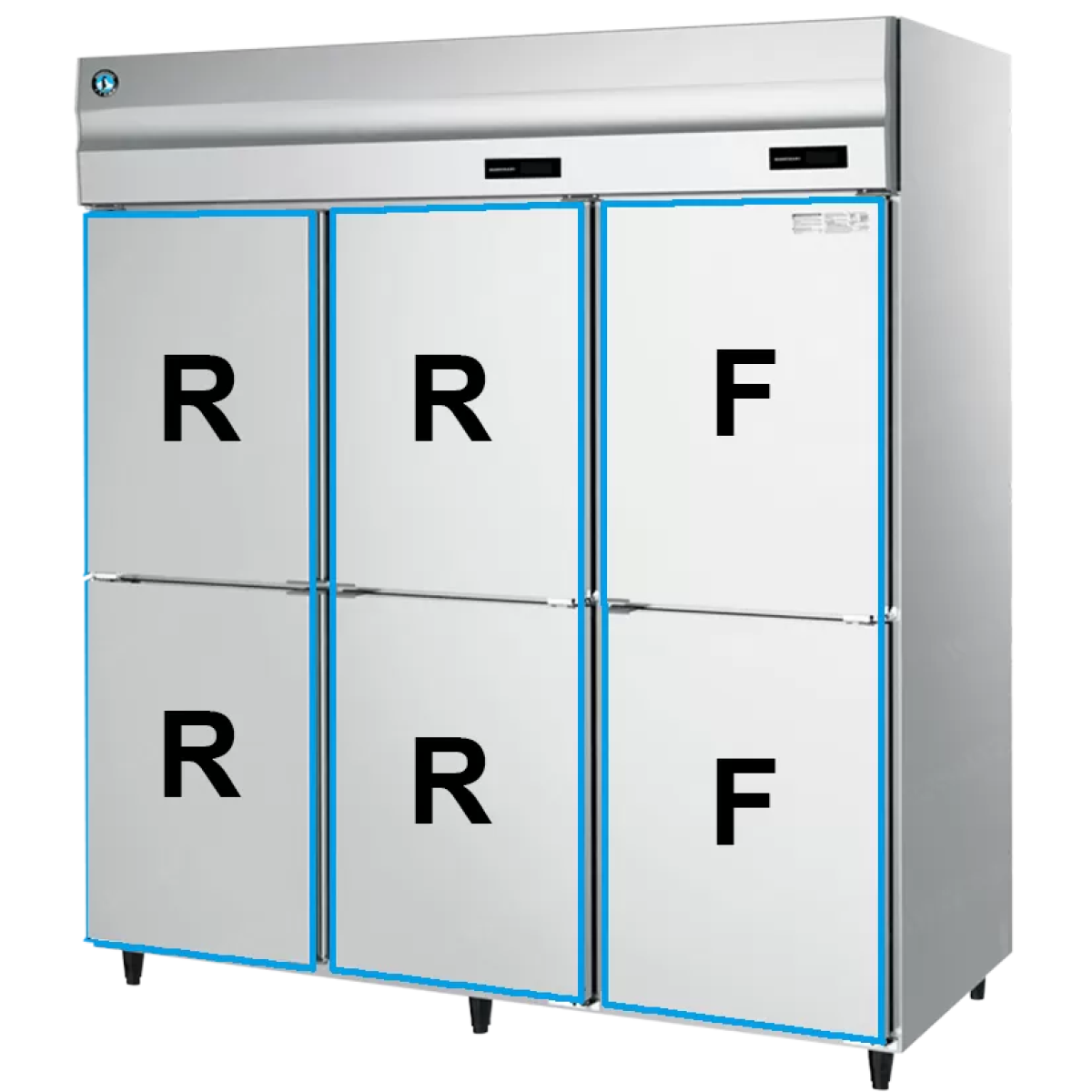 Hoshizaki 星崎 HRF‑188MA-S 1452公升 銀星雙溫六門雪櫃