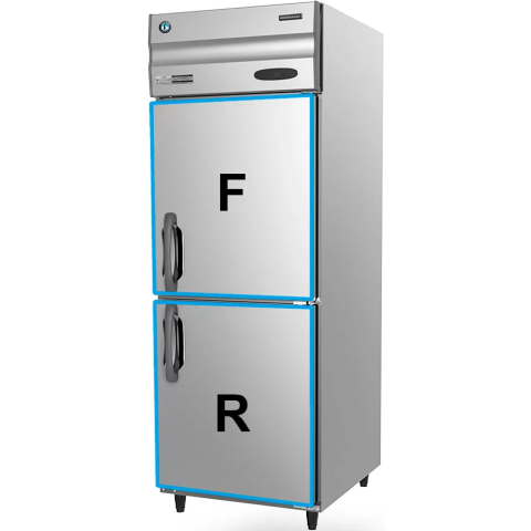 Hoshizaki 星崎 HRFE‑77B-SHD 299/243公升 金星雙溫雙門雪櫃