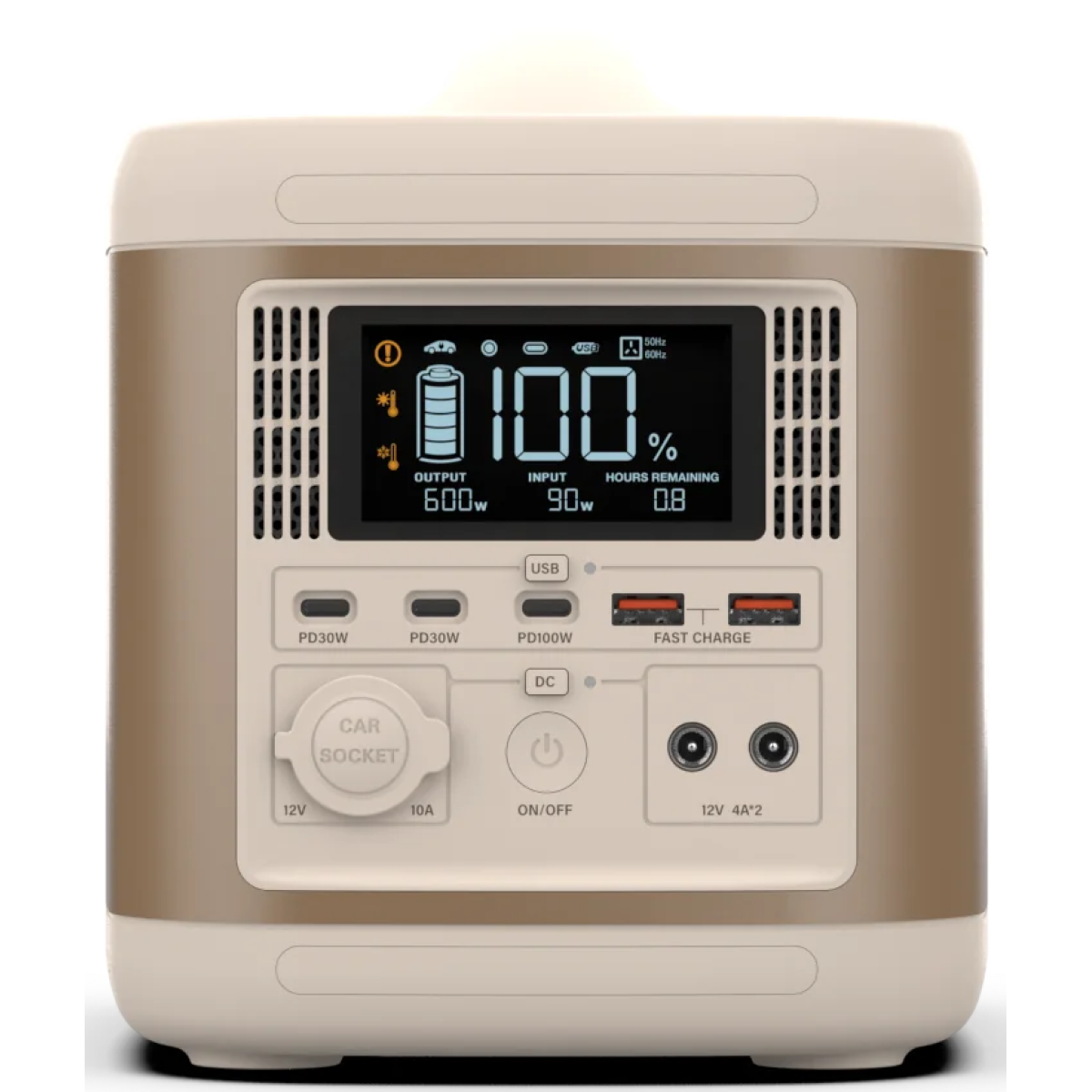 Vinnic PS600W POLLUX 518Wh 140,000mAh 大容量流動電源 充電站 (沙色)