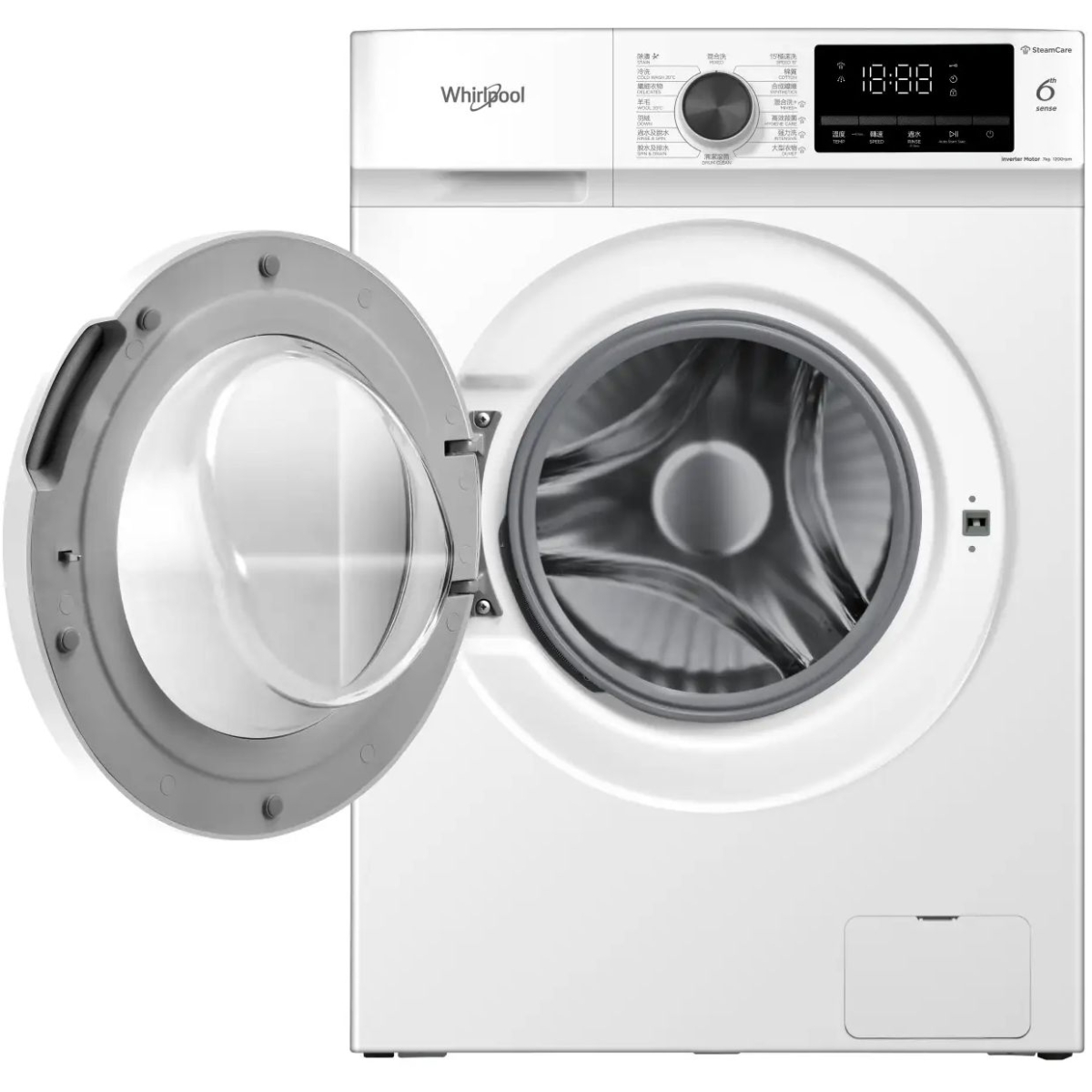 Whirlpool 惠而浦 FWTB7002GWF 7.0公斤 1200轉 變頻 SteamCare 前置式纖薄洗衣機