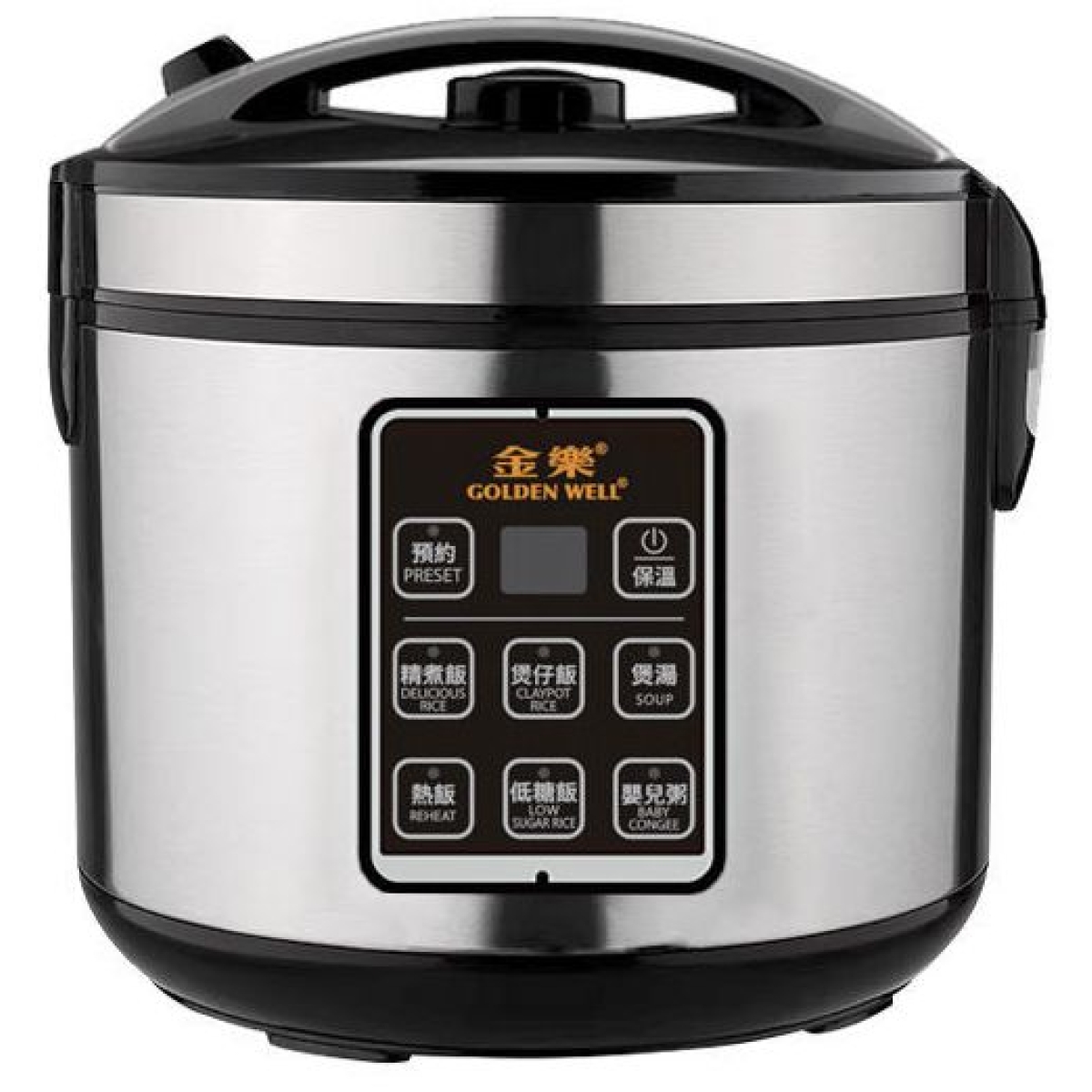 Goldenwell 金樂 GBC-LC4D 4.0公升 黑晶陶瓷營養飯鍋