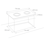 FOTILE 方太 EEG75201 75厘米 嵌入式電陶爐