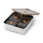 German Pool 德國寶 SSB-SET4 FreshLock 可微波不銹鋼保鮮盒