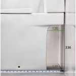 Roca 341681+342687+801E12 ONA Rimless 自由咀分體座廁配SUPRALIT®油壓板套裝 (不包含風琴喉)