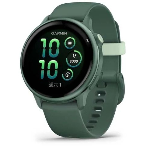 Garmin 010-02985-42 vívoactive 6 GPS 智慧腕錶 (野生綠)