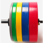 Cube F13A 25公斤 奧標防爆舉重片 (一對) (紅色)