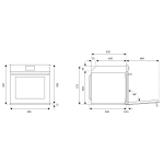Bertazzoni F6011MODPLC/23 60厘米 76公升 Modern系列 嵌入式電焗爐 (褐銅色)