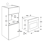 Bertazzoni F457MODVTZ 45厘米 31公升 Modern系列 嵌入式蒸焗爐 (鋅灰色)