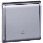 Schneider Electric 施耐德電氣 E8231BPL1_LS_C5 Pieno 10A 單位門鐘圖案按手掣 (薰衣草銀)