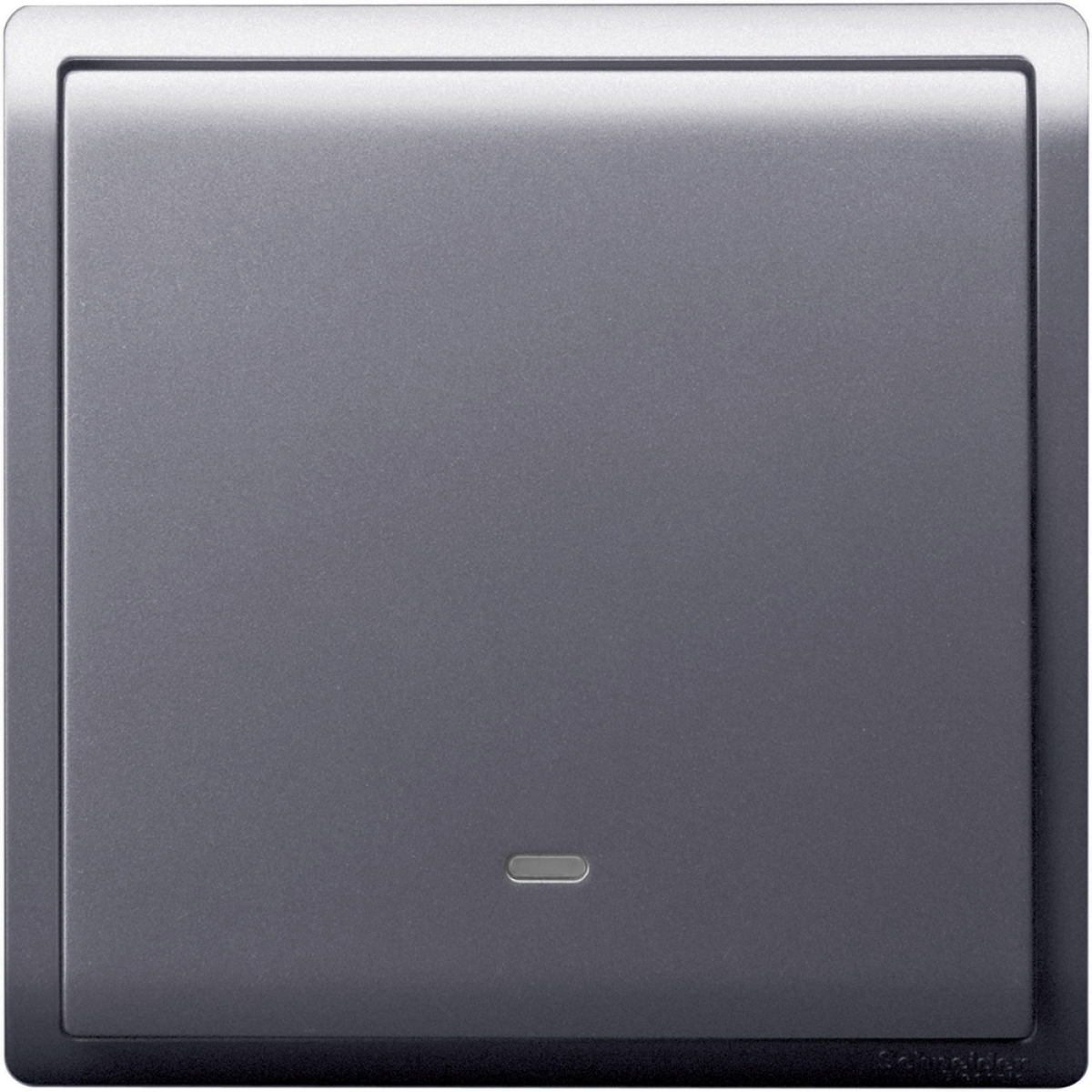 Schneider Electric 施耐德電氣 E8231MF_LS_G3 Pieno 16AX 20A 單位十字開關掣 連螢光指示 (薰衣草銀)