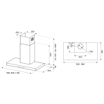 Bertazzoni KT90P1AXT 90厘米 Professional系列 煙囪式抽油煙機 (不鏽鋼)