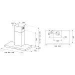 Bertazzoni KT120P1AXT 120厘米 Professional系列 煙囪式抽油煙機