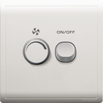 Schneider Electric 施耐德電氣 E8232V450F_WE Pieno 450W 單位風扇調速掣連開關 (凝白)