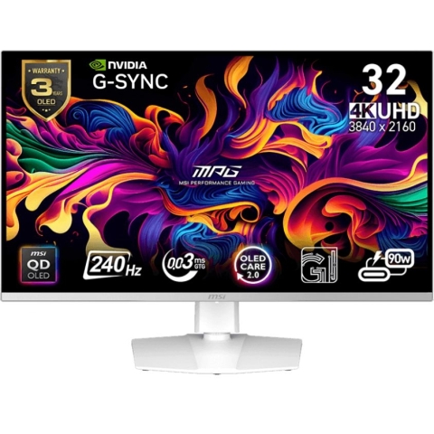 Msi MO-MP32QOW 32吋 MPG 321URXW QD-OLED 240Hz 4K 量子點電競顯示器