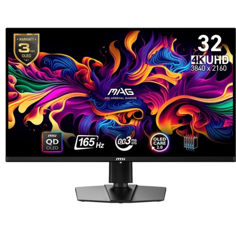 Msi MO-MA32UPO 32吋 MAG 321UP QD-OLED 165Hz 4K 量子點電競顯示器