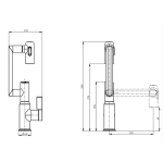 Richford RF6091 高身360度旋轉水龍頭