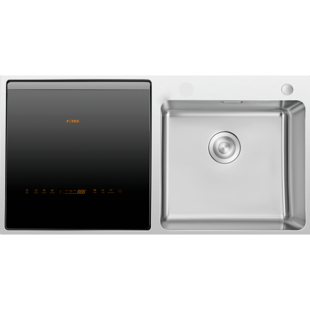 FOTILE 方太 SD2F-P6L 5套標準餐具 鋅盤洗碗碟機 (左方)