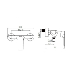 Richford RF73013RG 花灑龍頭 (ø35) (玫瑰金色)