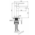 Richford RF73011SG 面盆龍頭 (ø35)