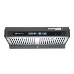 White-Westinghouse 威士汀 WHV285HB 71cm 電熱除油 油煙機 (啞黑色)