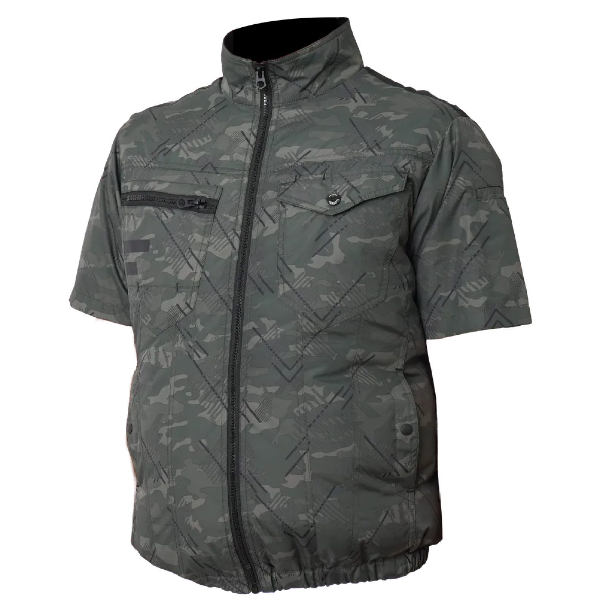 Thanko TKCV25S 3秒冷藏服 (迷彩綠) (短袖) (3L)