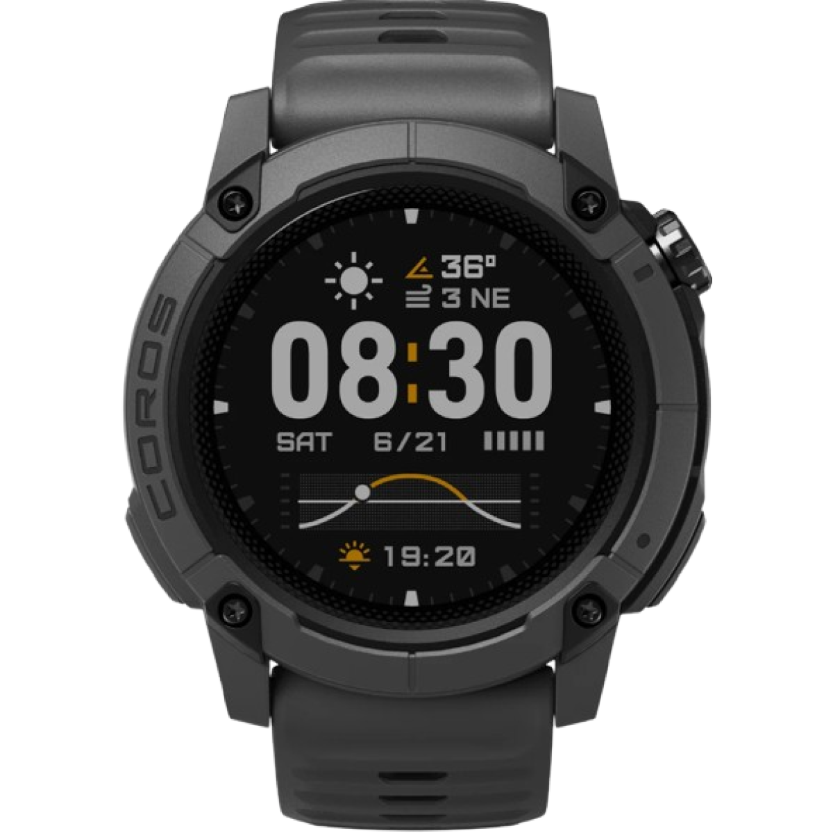 Coros WNOM-BLK Nomad GPS 運動腕錶 (黑色)