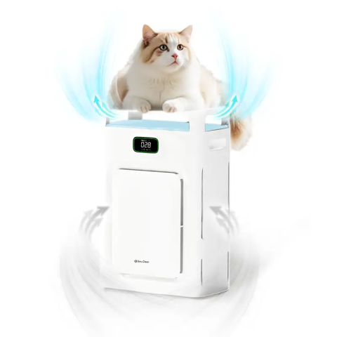 DoubleClean 智控 AirPure 雙域大吸力三重強淨改性炭5D祛味除菌靜音寵物級新風空氣淨化機