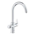 Grohe 30580000 Blue Pure BauCurve 過濾龍頭 (鋁合金)