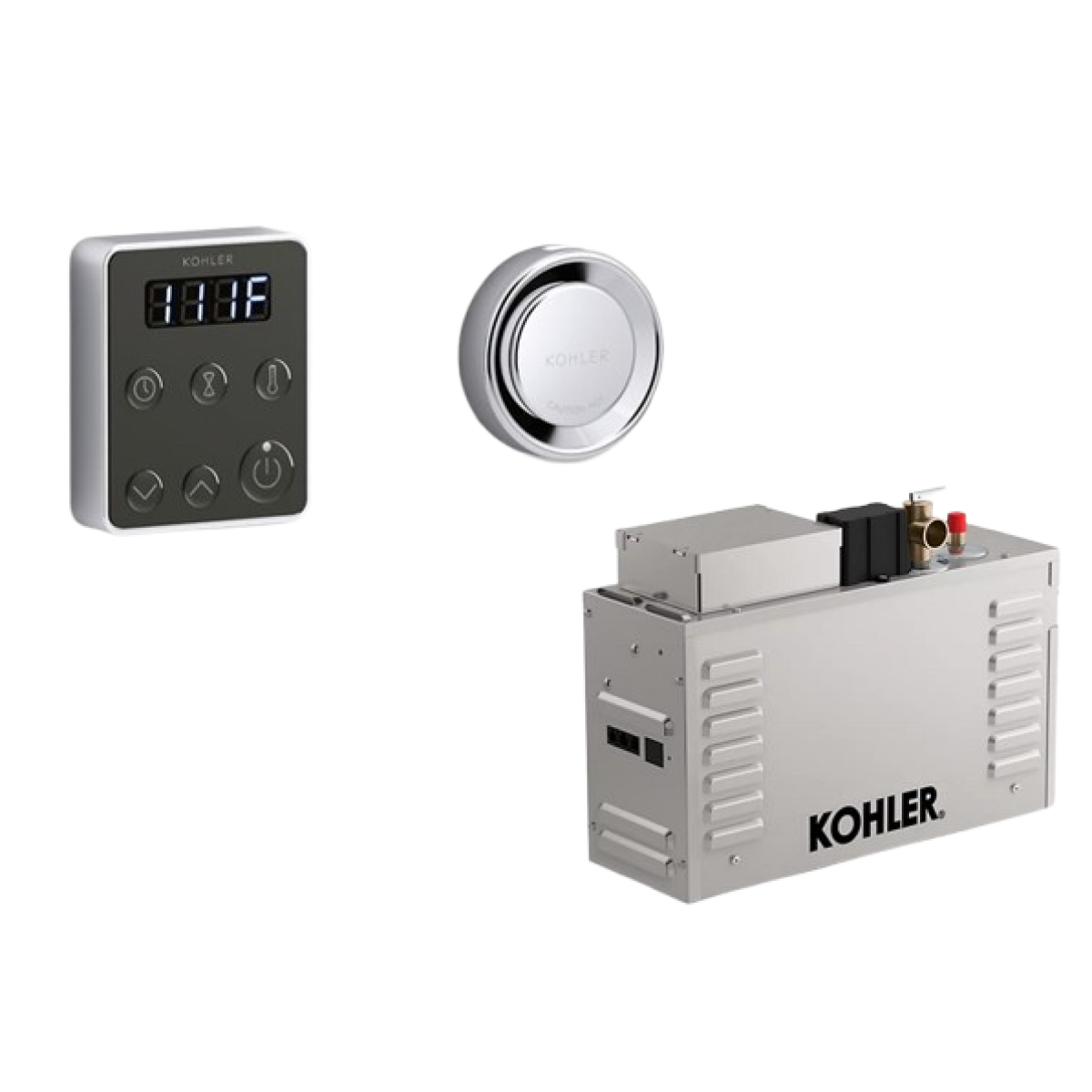 Kohler K-32325-NA + K-5557-CP Invigoration® Series 蒸汽淋浴設備