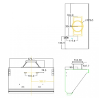 German West 西德寶 GW-9700 70厘米 不銹鋼傾斜式抽油煙機