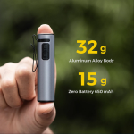 Flextail Zero Flashlight 1200 超輕超亮 EDC 戶外手電筒 (1200流明) (連RCR123A 650mAh充電電池)