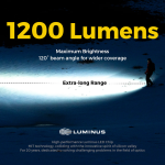 Flextail Zero Flashlight 1200 超輕超亮 EDC 戶外手電筒 (1200流明) (連RCR123A 650mAh充電電池)