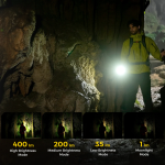 Flextail Zero Flashlight 1200 超輕超亮 EDC 戶外手電筒 (1200流明) (連RCR123A 650mAh充電電池)