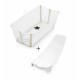 Stokke® STK531512 Flexi Bath® 摺疊式浴盆連初生嬰兒浴架套裝 (禮盒裝) (沙米色)