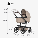 Joolz JOZ540004 Day⁵ 嬰兒手推車 (沙灰色)