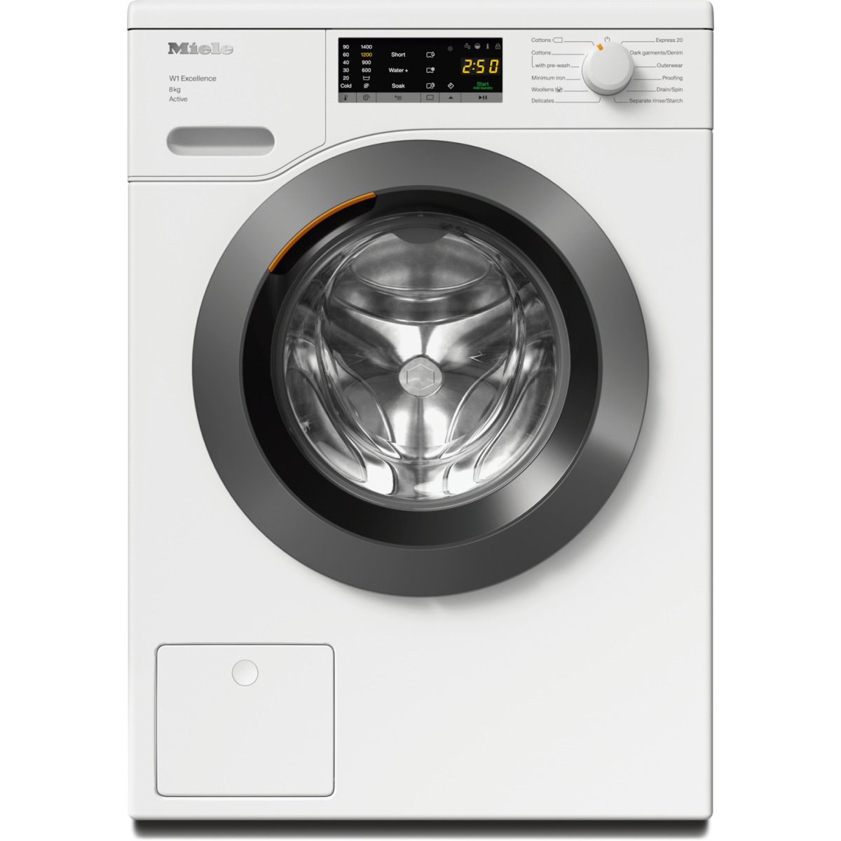 Miele WEA125 WCS 8.0公斤 Active 1400轉 W1 前置式洗衣機 (右門鉸)
