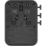 Momax UA31UKD 1-World² 45W 五接口雙 AC 旅行充電插座 (黑色)