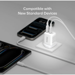 Momax UM81UKW 1-Charge 45W 雙輸出 GaN 充電器 (白色)