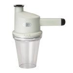 Toffy K-CH3-AW 多功能無線食物料理機 (灰白色)