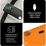 Momax IP170M 1-Power X Pro Mini⁺ 5000mAh 內置USB-C 可摺疊充電插頭及 USB-C 線移動電源配備 Apple Watch 快速充電器