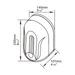 Geisar 捷莎 ZYQ110 紅外線感應皂液機 (白色)