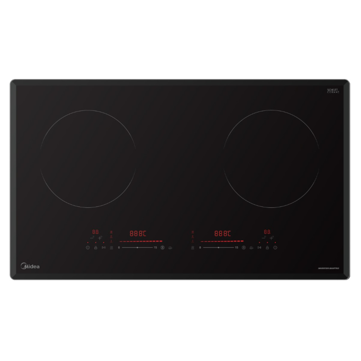 Midea 美的 MBIH516 73厘米 2800W 嵌入式半橋雙頭電磁爐