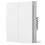 Aqara WS-EUK02 智能牆壁開關H1 EU (單火線 雙鍵版) (白色)