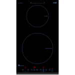 Garwoods 樂思 EC-7260IC-KB 29厘米 嵌入式雙頭電磁爐 (Series 7 Domino) (鑽黑玻璃)