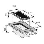 Baumatic BHI307 29厘米 嵌入式雙頭電磁爐