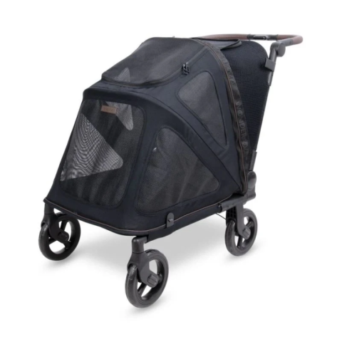 Wonderfold WDF-PFM-BLK PFM 摺疊式中型寵物推車 (黑色)